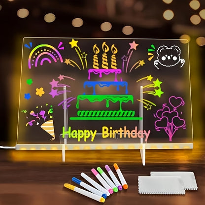 The Erasable Acrylic LED Drawing Board