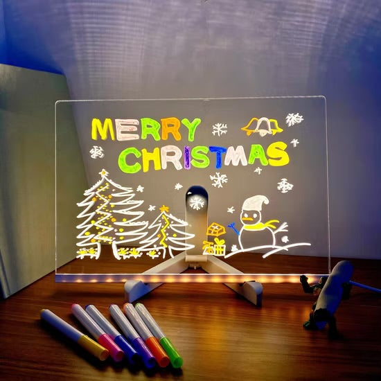 The Erasable Acrylic LED Drawing Board